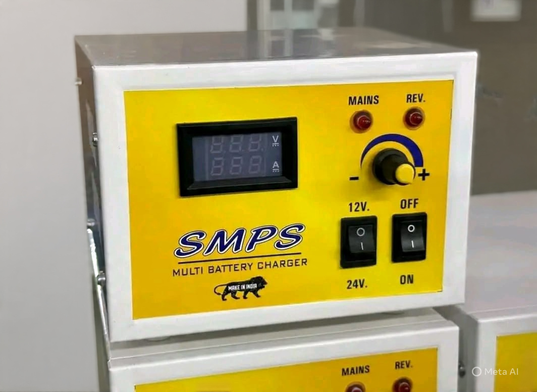 Universal battery charger 12/24v10amp adjustable ampere